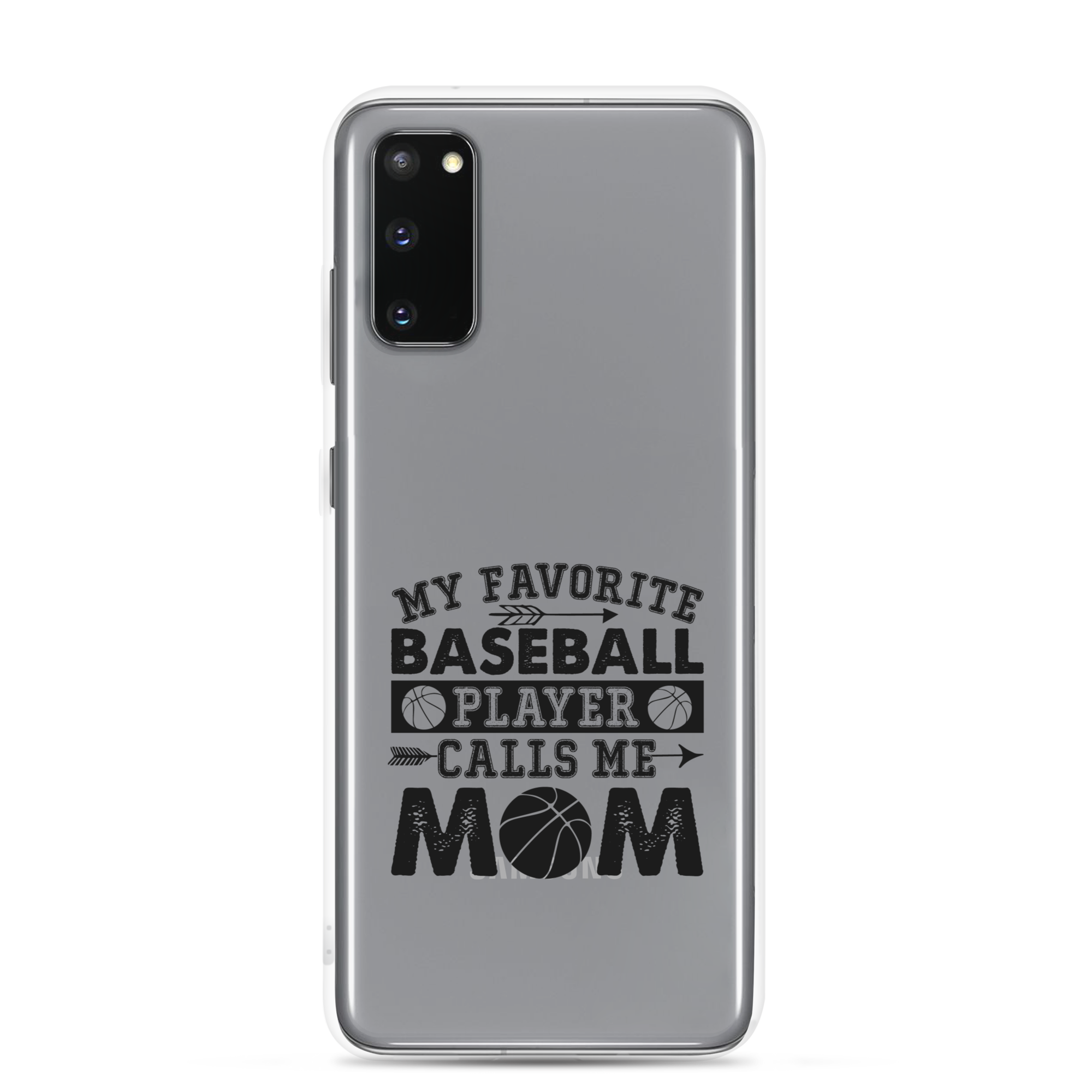 My Favorite Baseball Player Calls Me Mom Clear Case for Samsung®