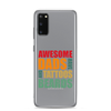 Awesome Dads Tattoos Beards Clear Case for Samsung®