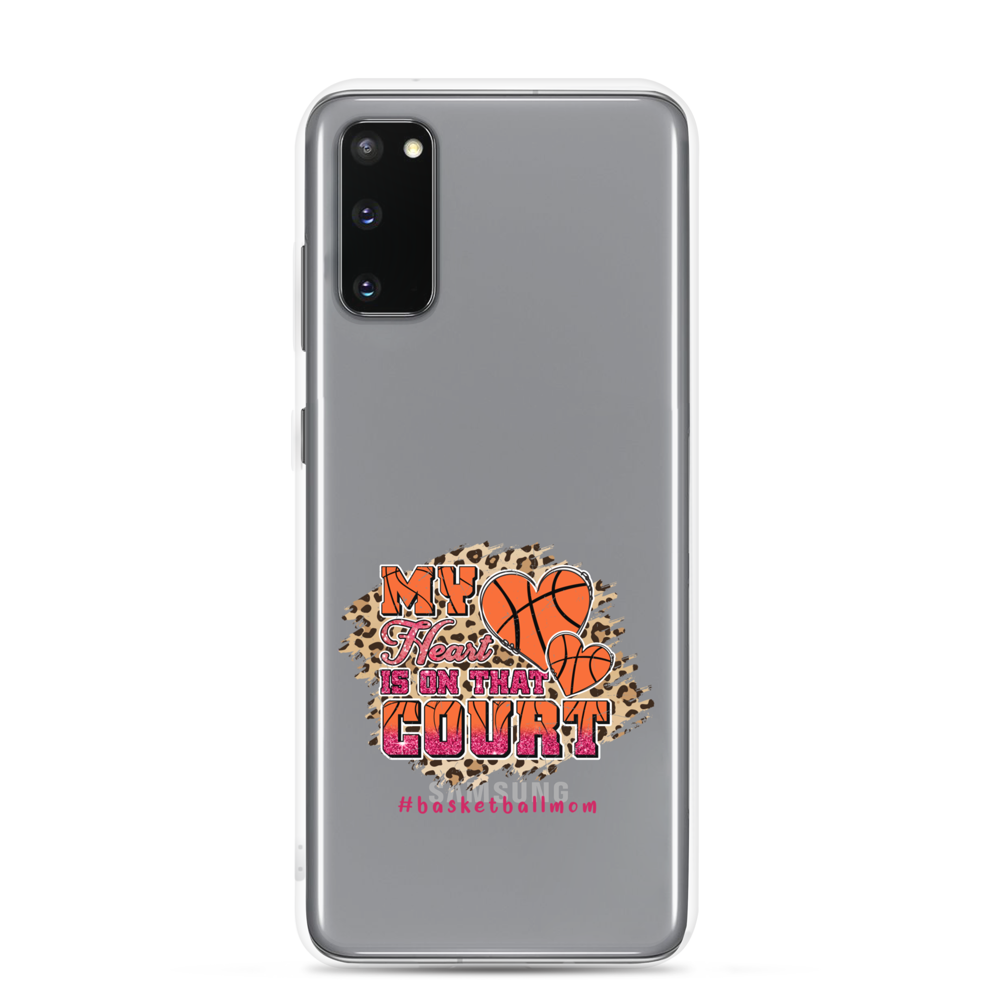 My Heart Is On That Court Clear Case for Samsung®