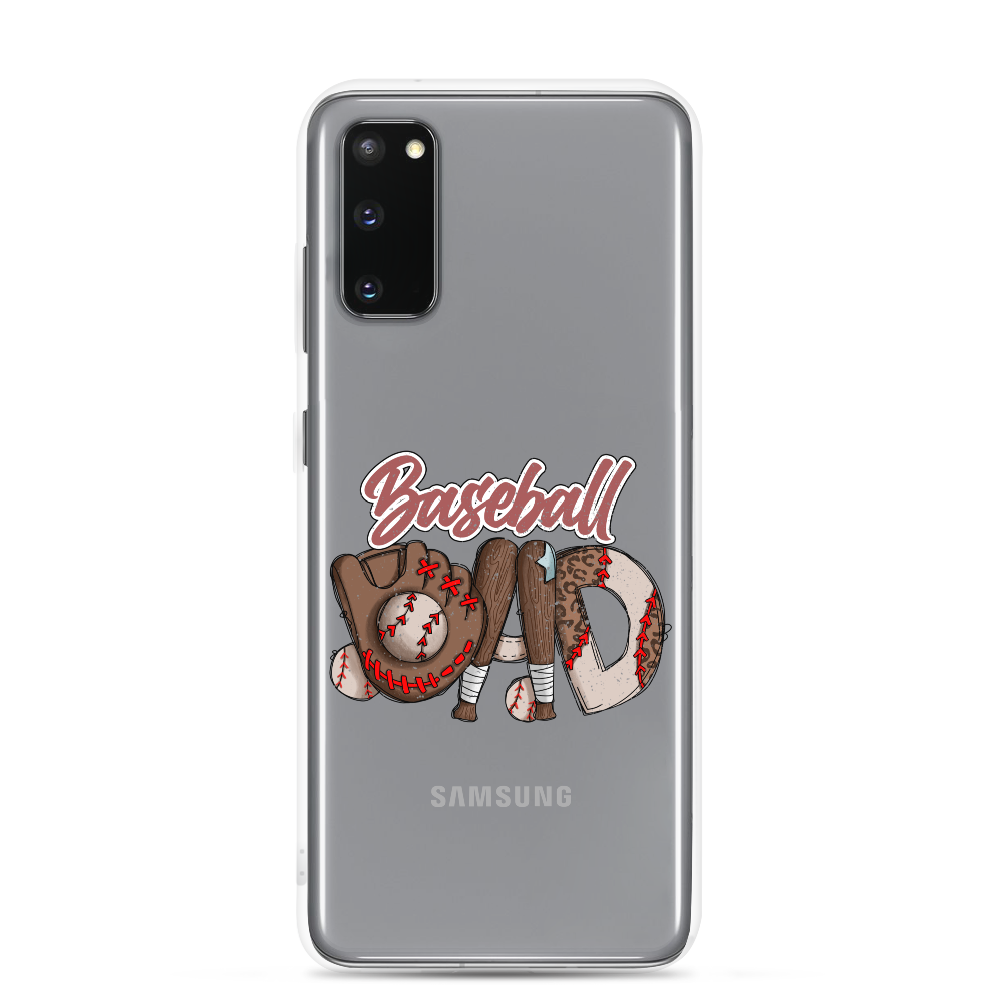 Baseball Dad Clear Case for Samsung®