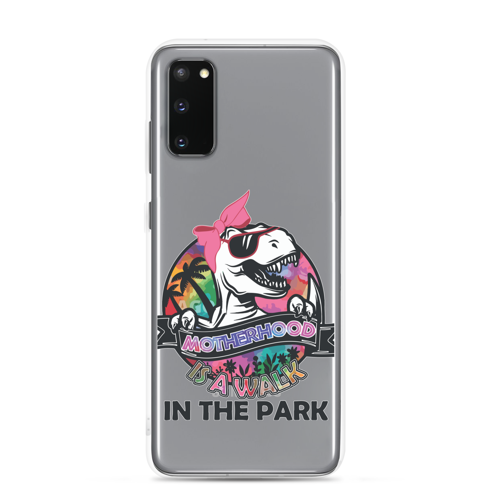 Motherhood Is A Walk In The Park Clear Case for Samsung®