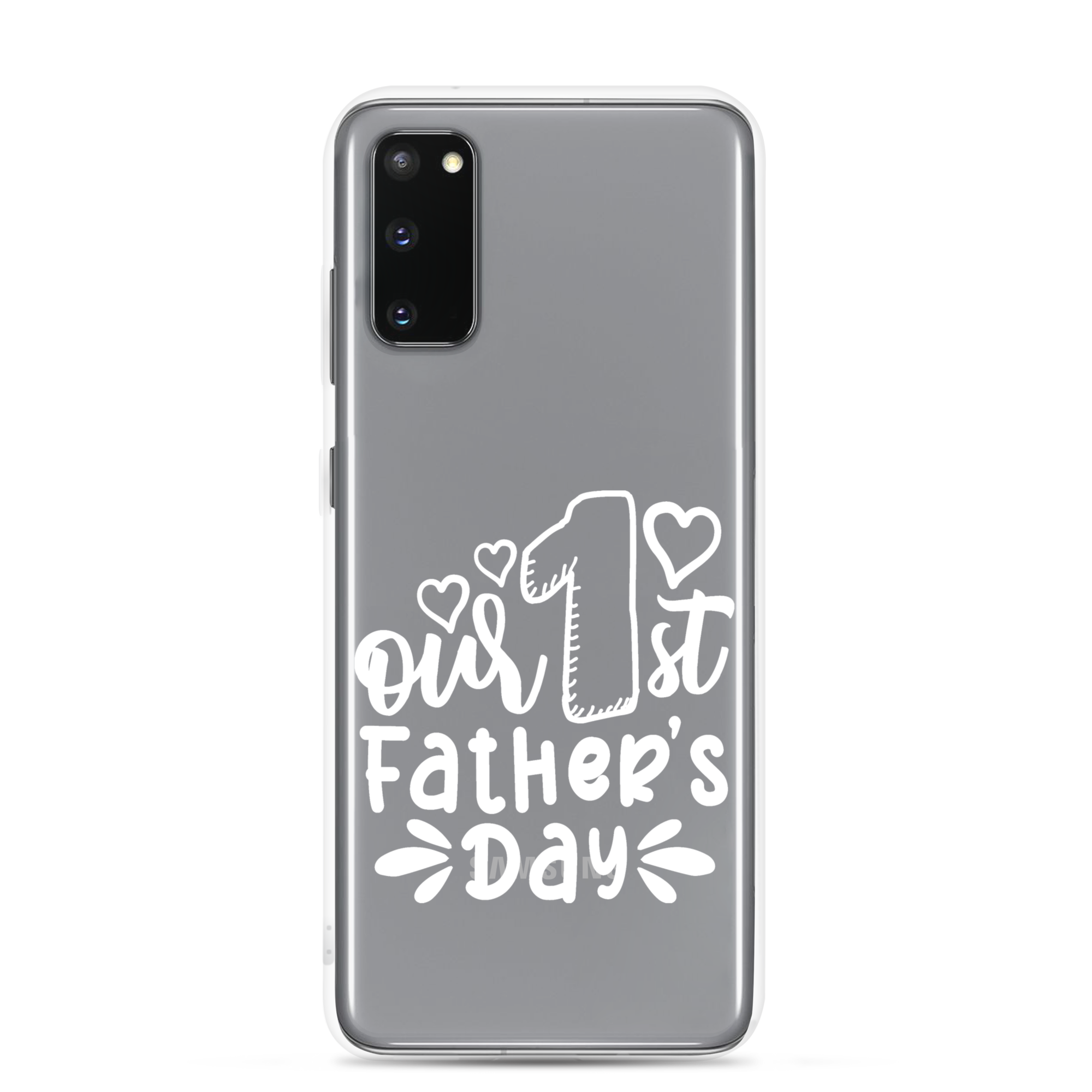 Our First Father's Day Clear Case for Samsung®