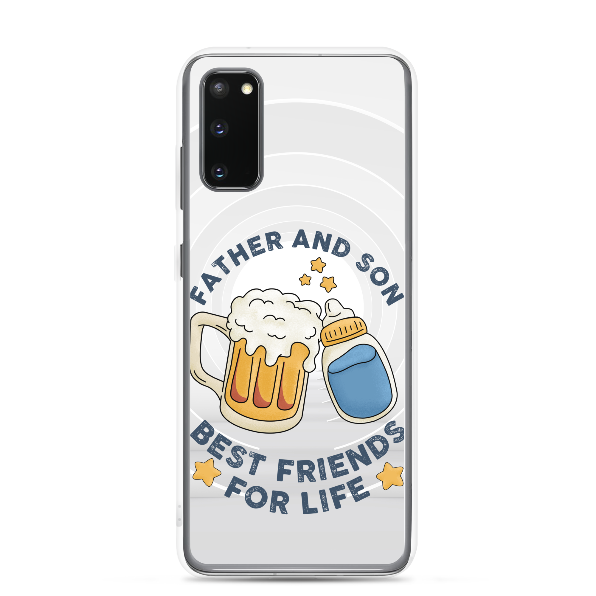 Father And Son Best Friends For Life Clear Case for Samsung®