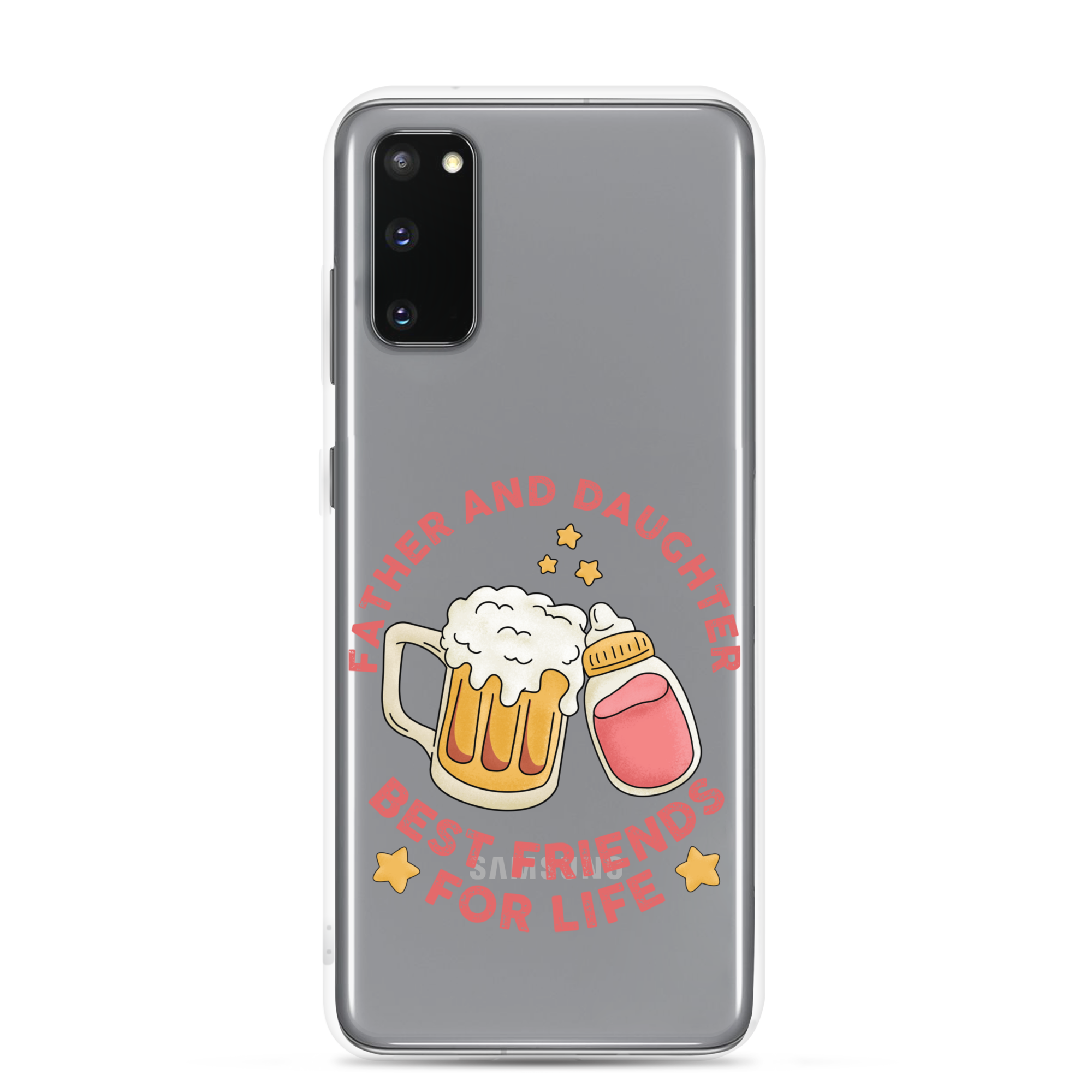 Father And Daughter Best Friends For Life Clear Case for Samsung®