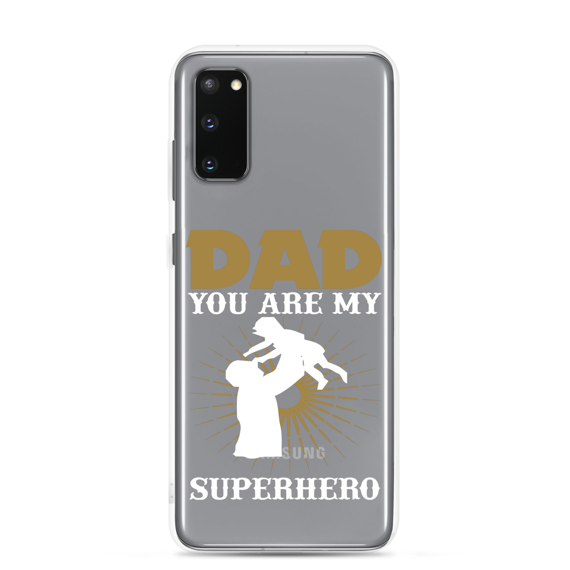 Dad You Are My Superhero Clear Case for Samsung®