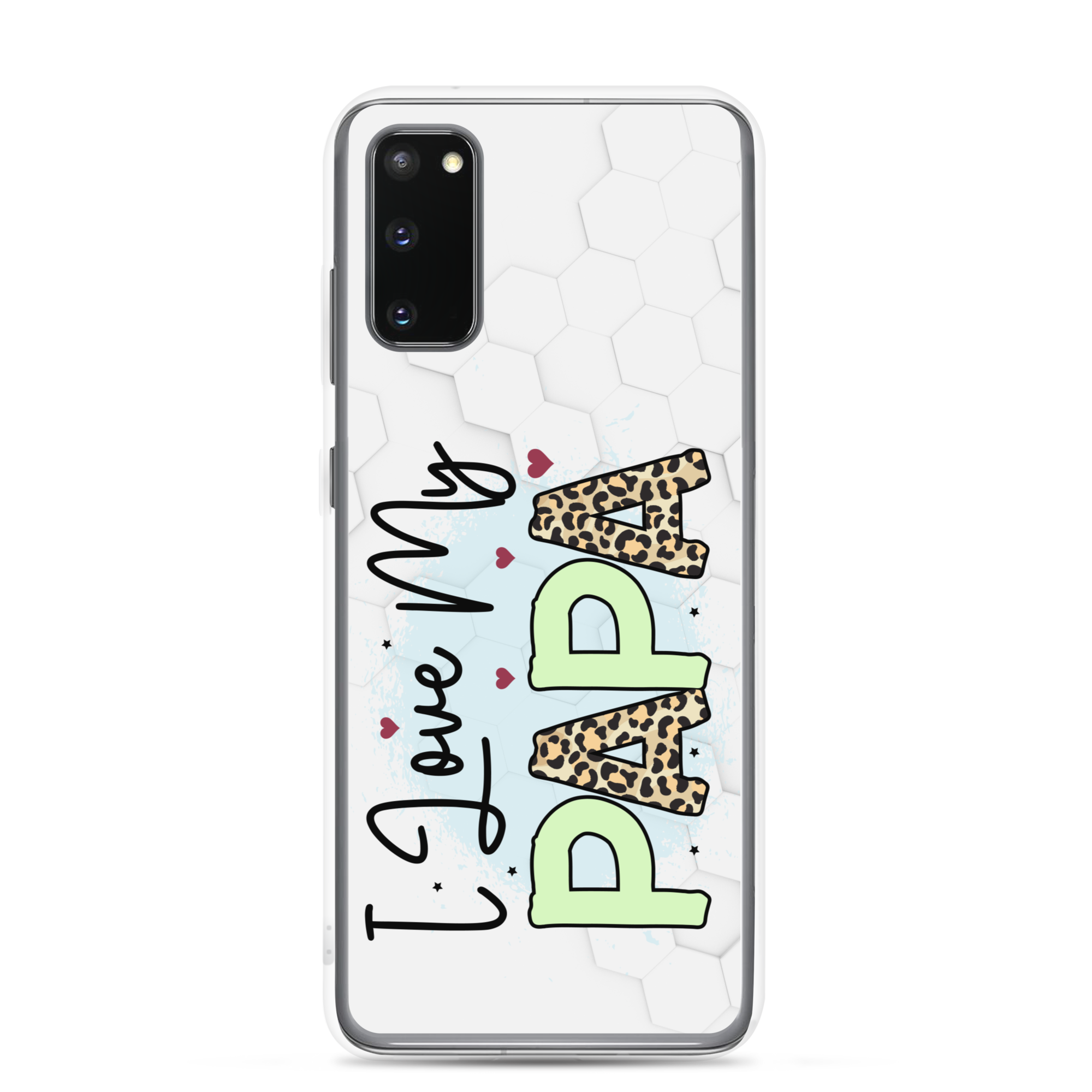 I Love My Papa Clear Case for Samsung®