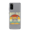 Best Cat Dad Ever Clear Case for Samsung®