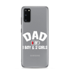 Dad Of 1 Boy And 2 Girls Clear Case for Samsung®