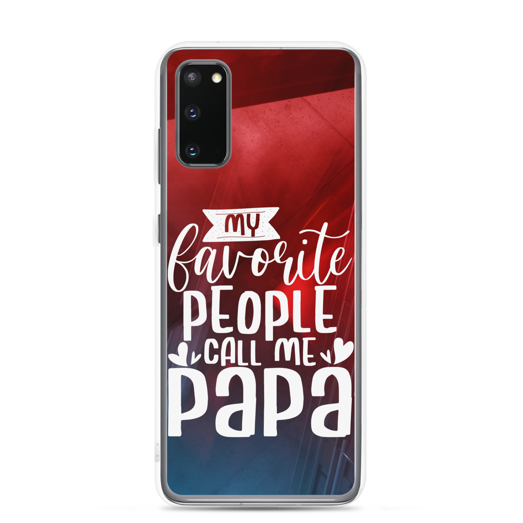 My Favorite People Call Me Papa Clear Case for Samsung®