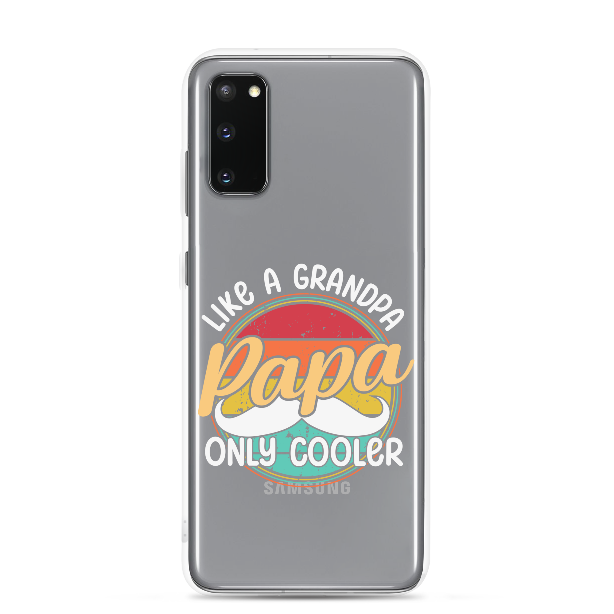 Papa Like A Grandpa Only Cooler Clear Case for Samsung®