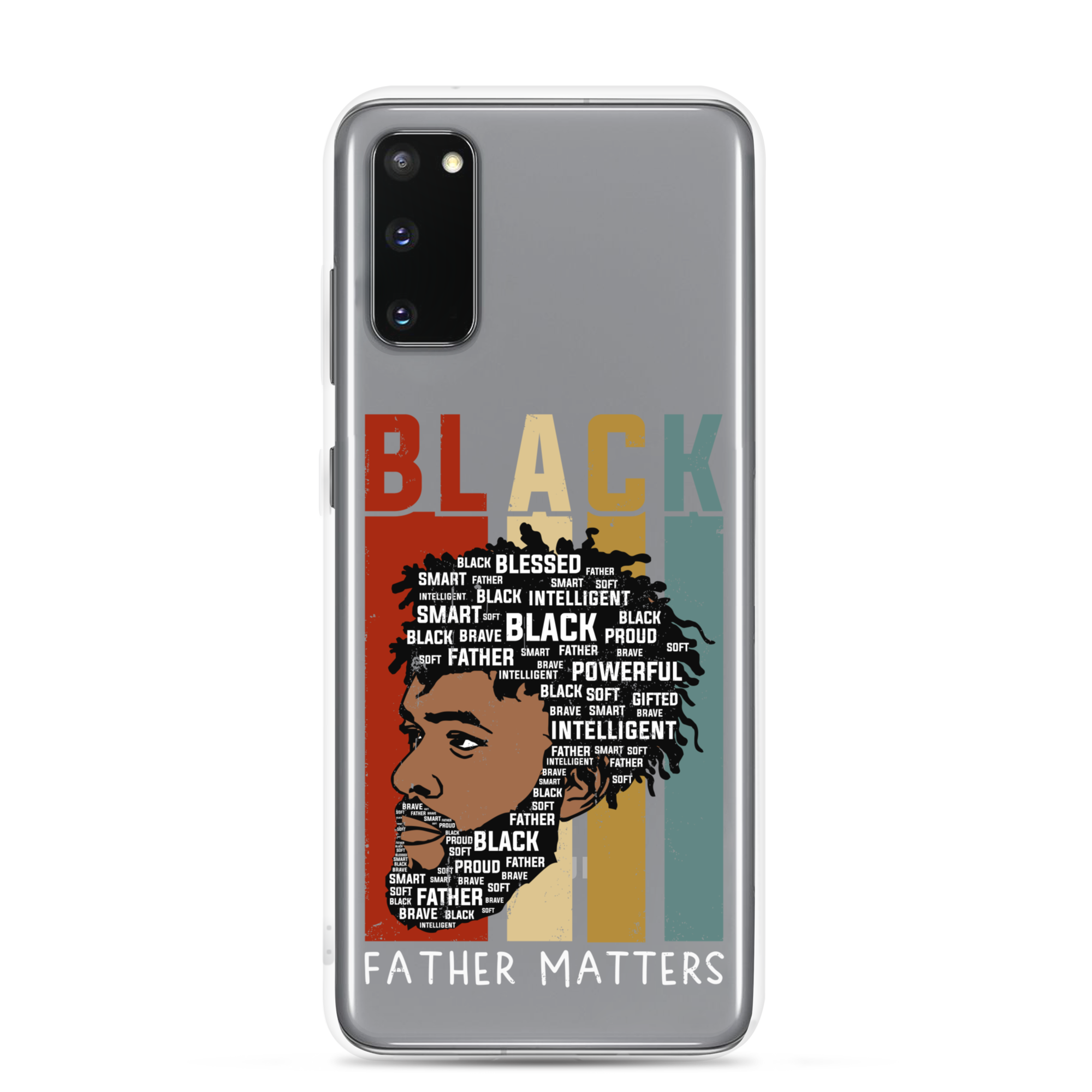 Black Father Matters Clear Case for Samsung®