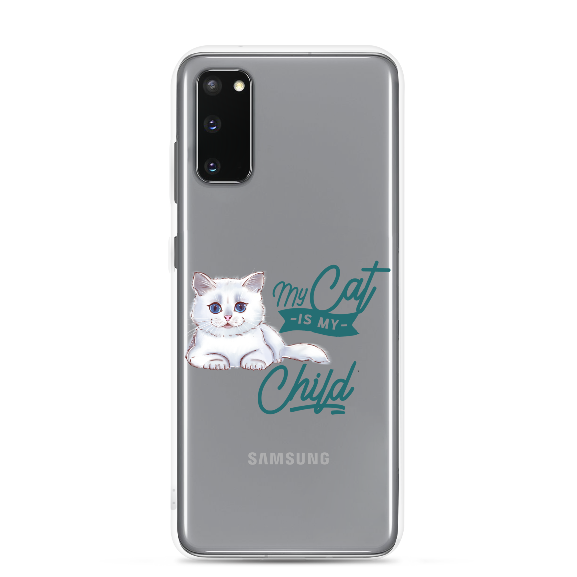 My Cat Is My Child Clear Case for Samsung®