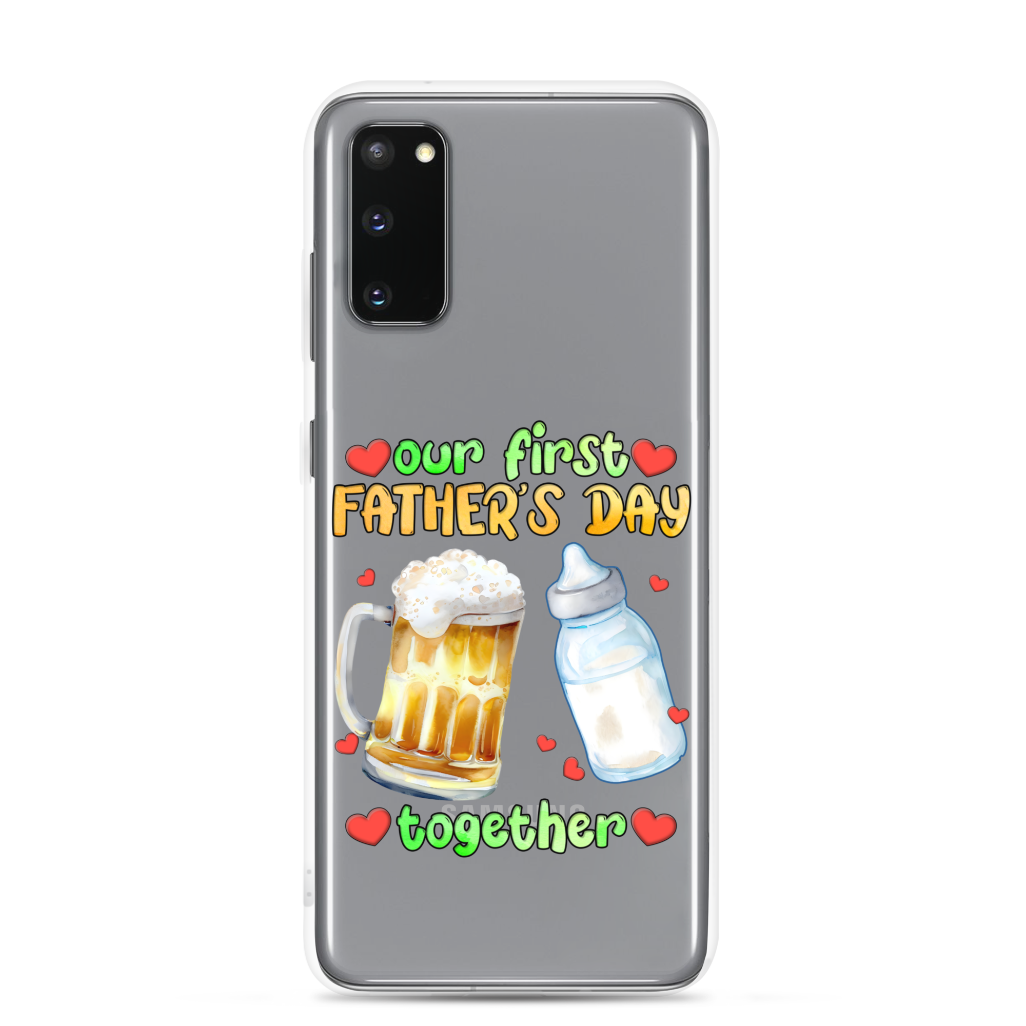 Our First Father's Day Together Clear Case for Samsung®