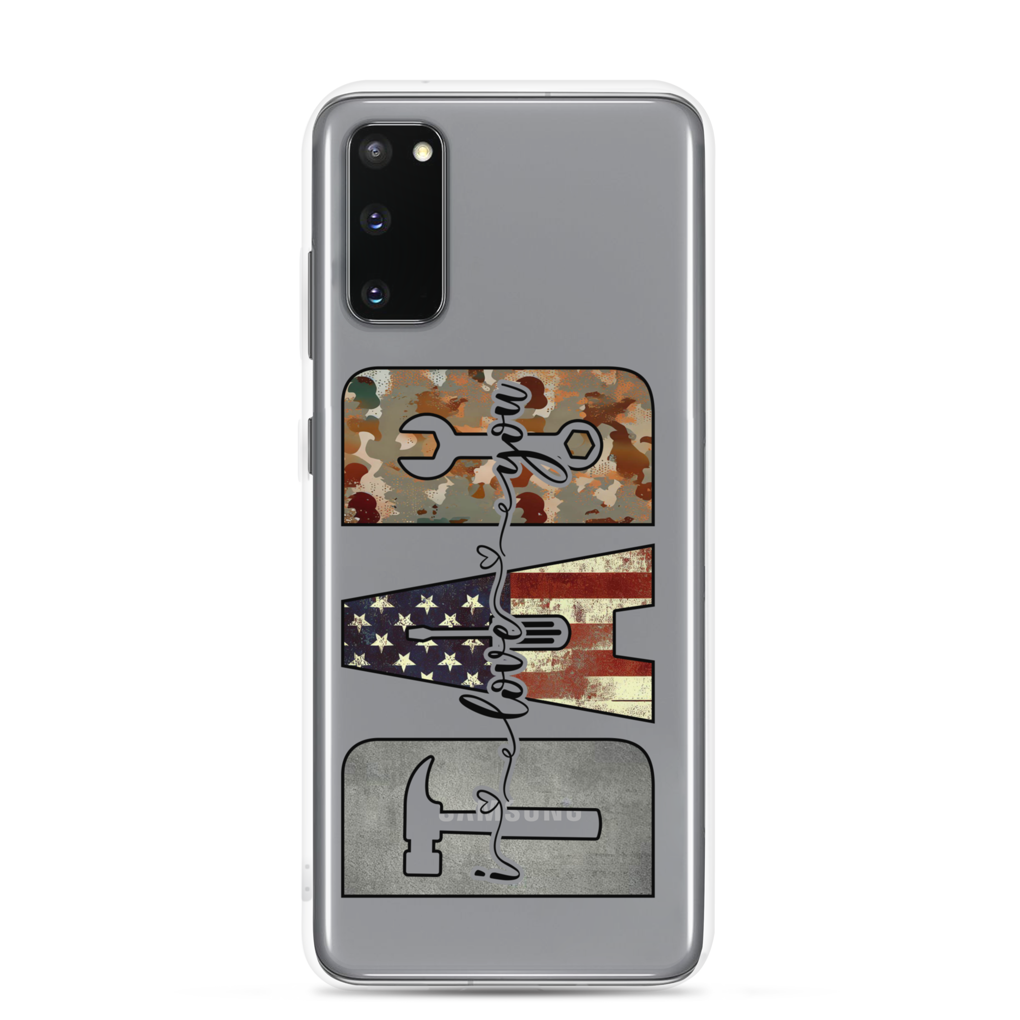 I Love You Dad Clear Case for Samsung®