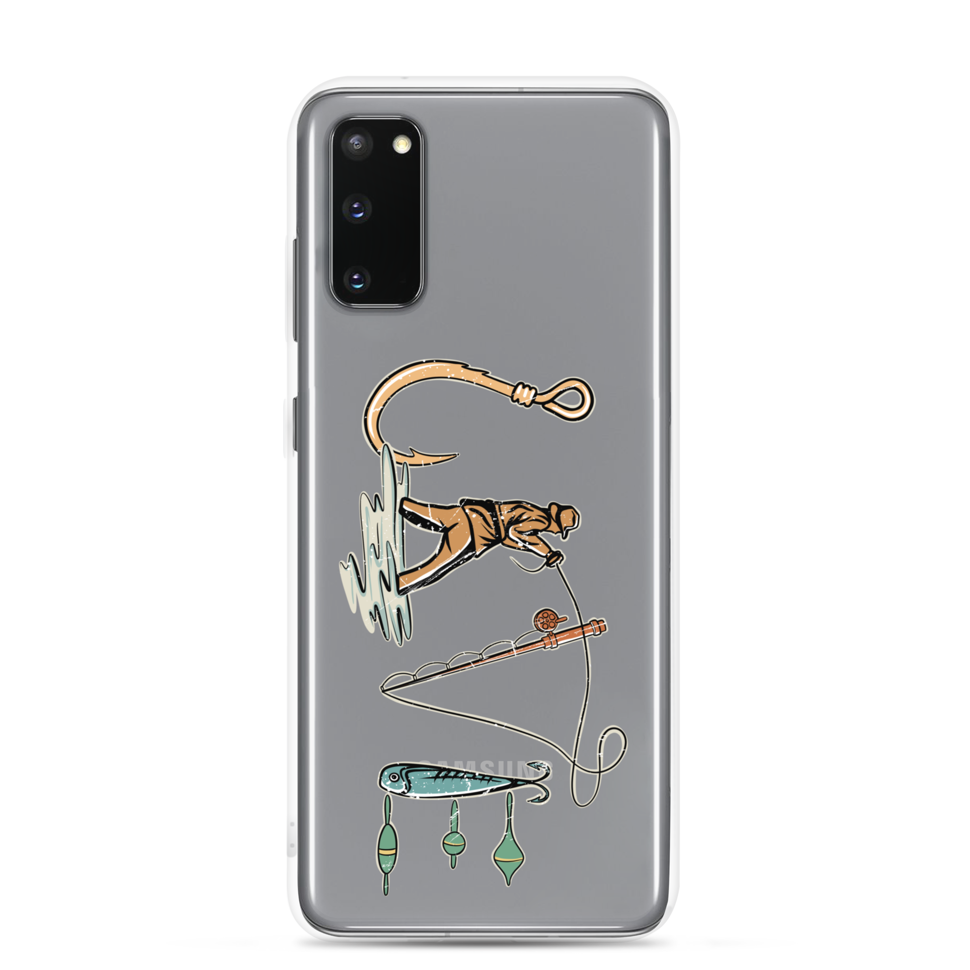 I Love Fishing Clear Case for Samsung®