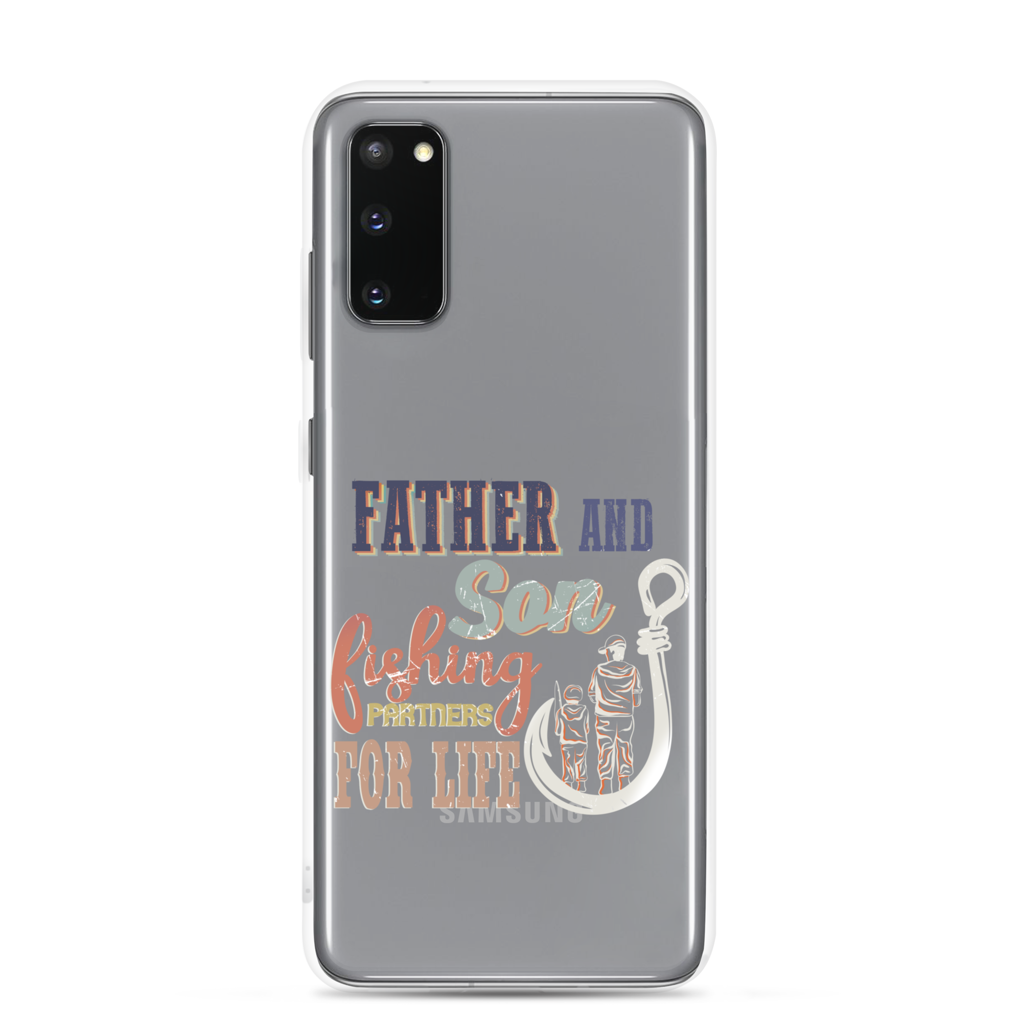 Father And Son Fishing Partners For Life Clear Case for Samsung®