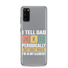 I Tell Dad Jokes Periodically When I'm In My Element Clear Case for Samsung®