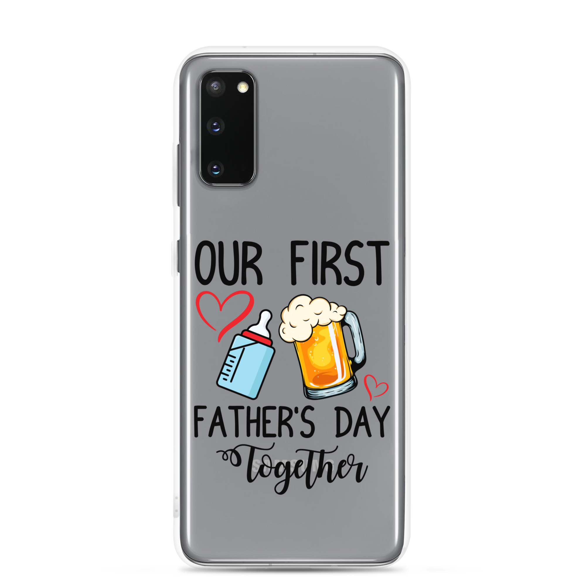 Our First Father's Day Together Clear Case for Samsung®