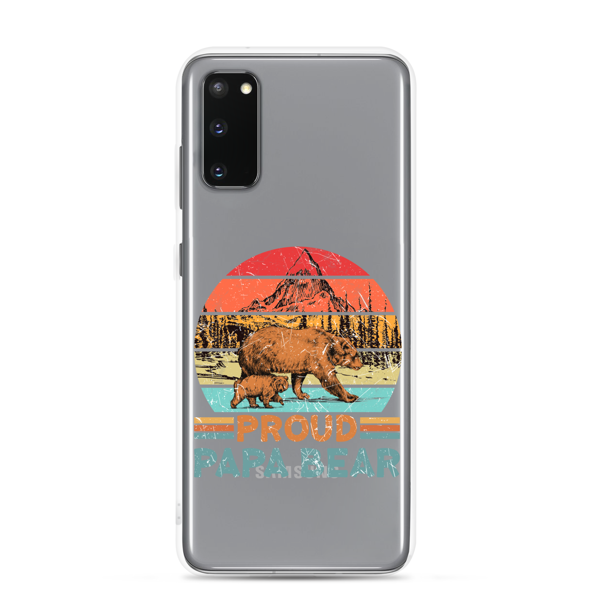 Proud Papa Bear Clear Case for Samsung®