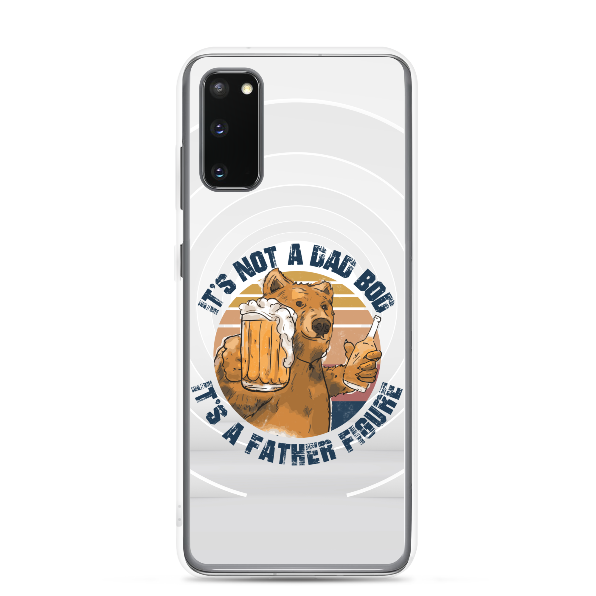 It's Not A Bod Dad It's A Father Figure Clear Case for Samsung®