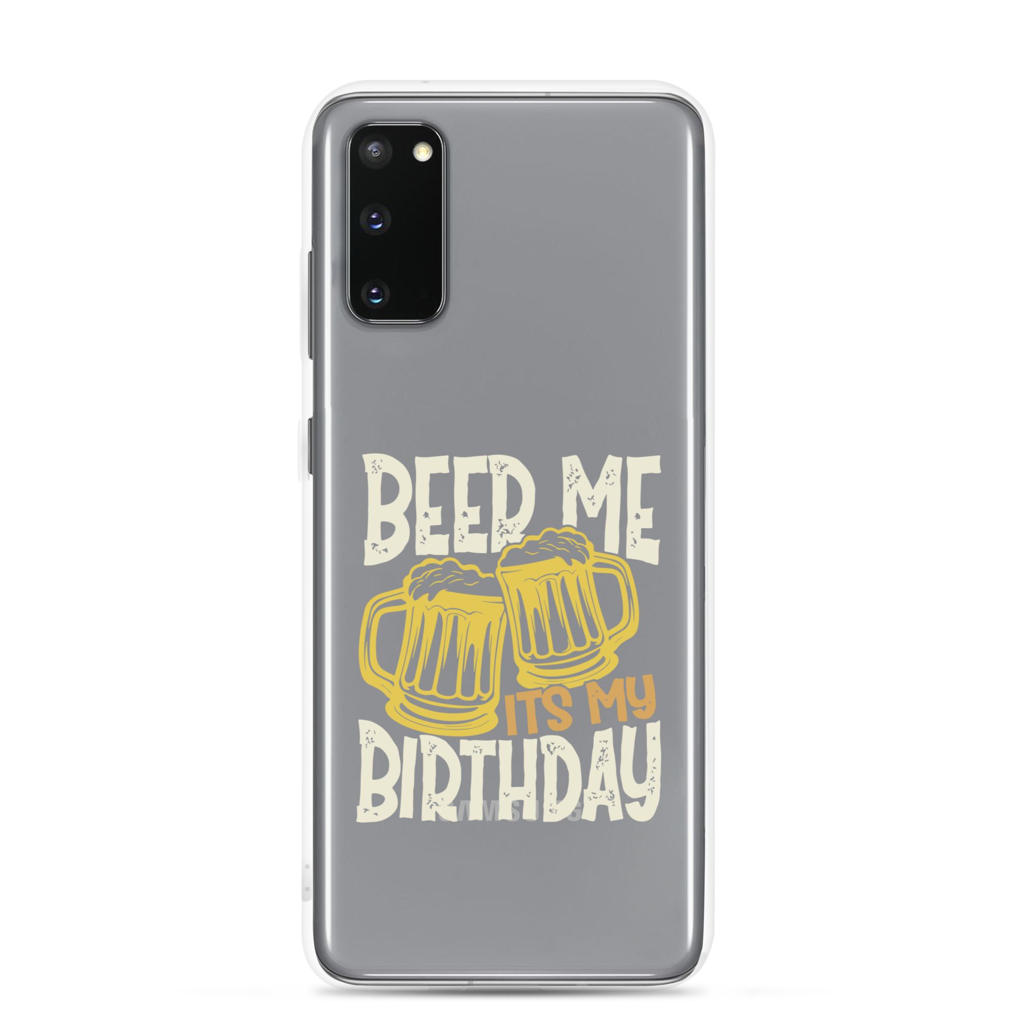 Beer Me It's My Birthday Clear Case for Samsung®