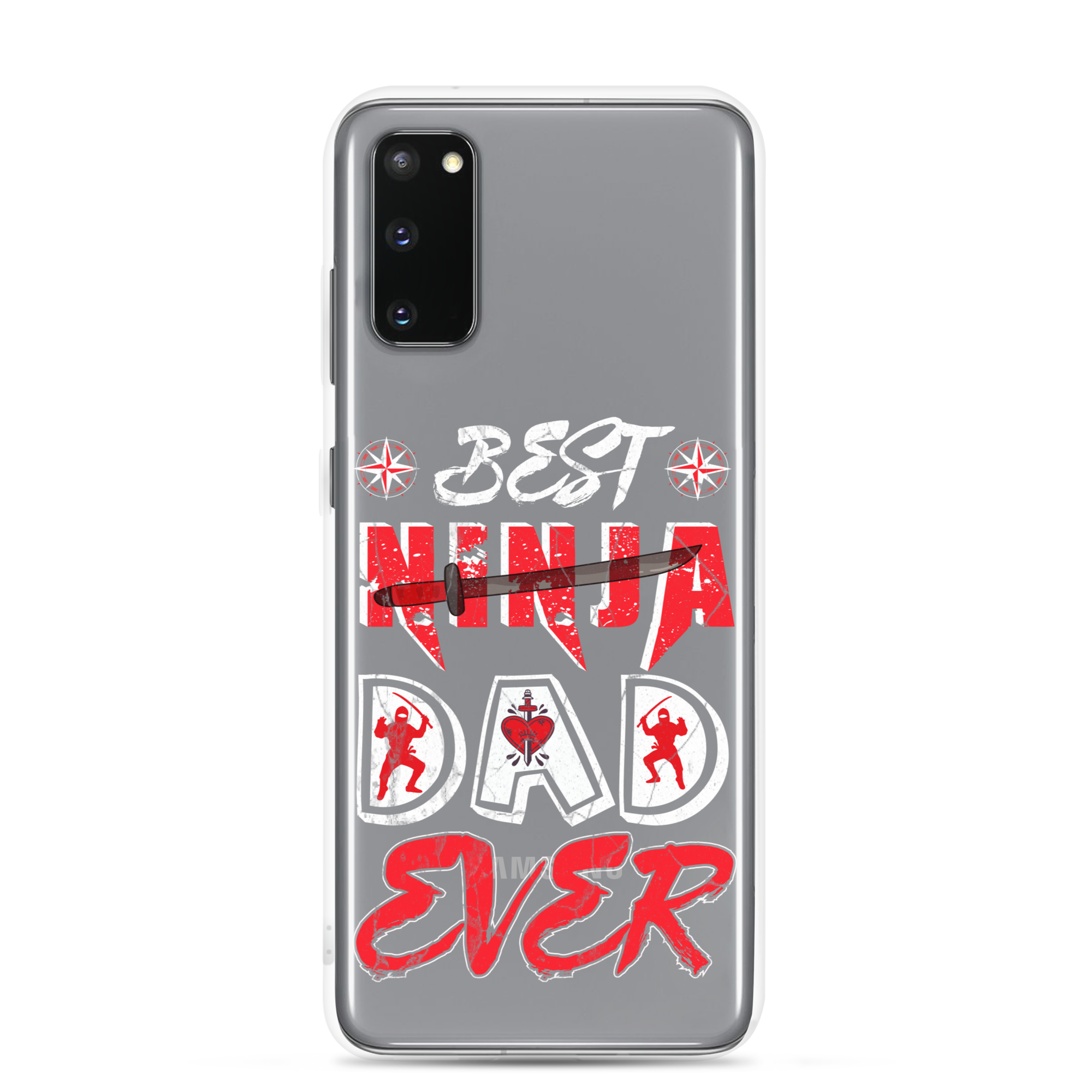 Best Ninja Dad Ever Clear Case for Samsung®