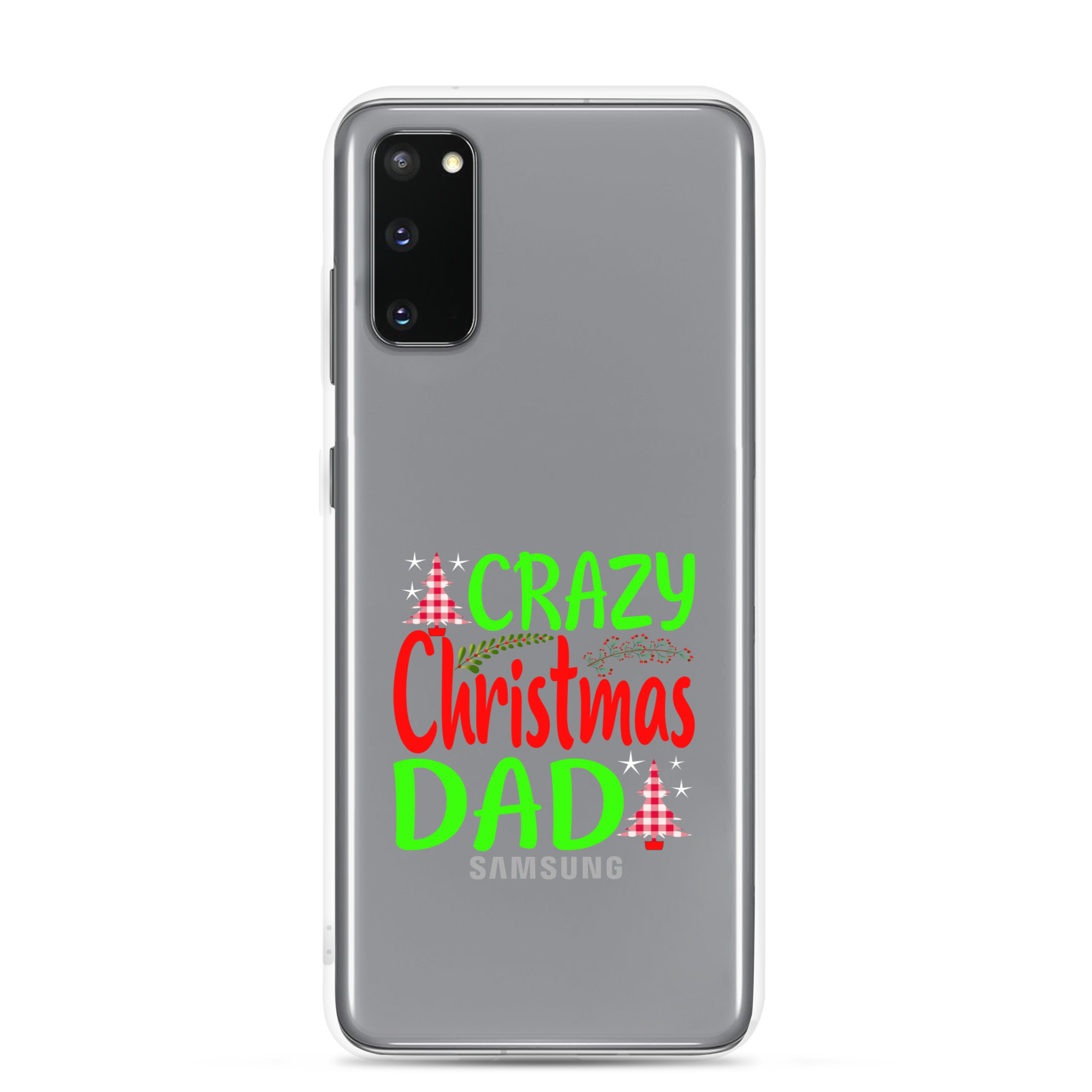 Crazy Christmas Dad Clear Case for Samsung®