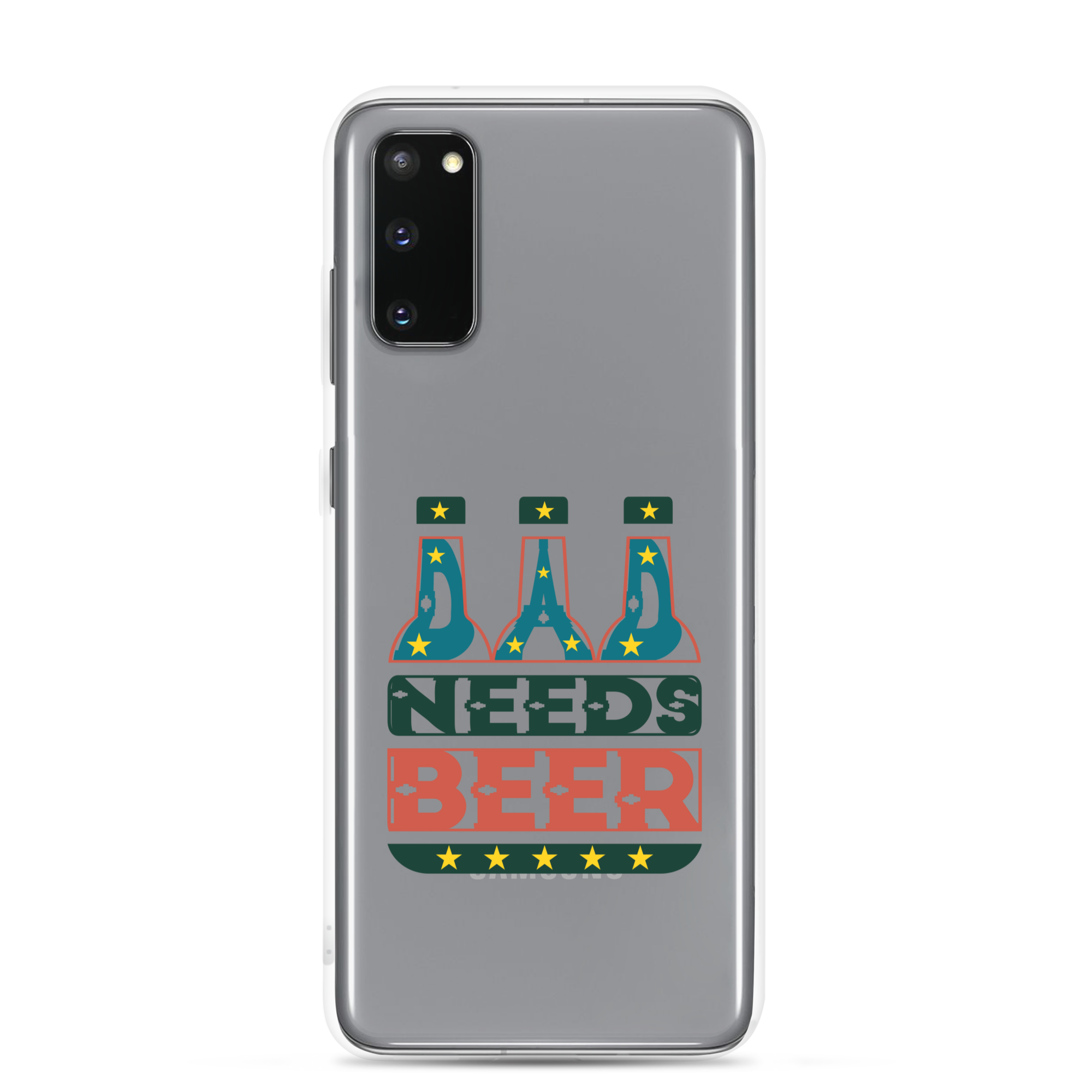 Dad Needs Beer Clear Case for Samsung®