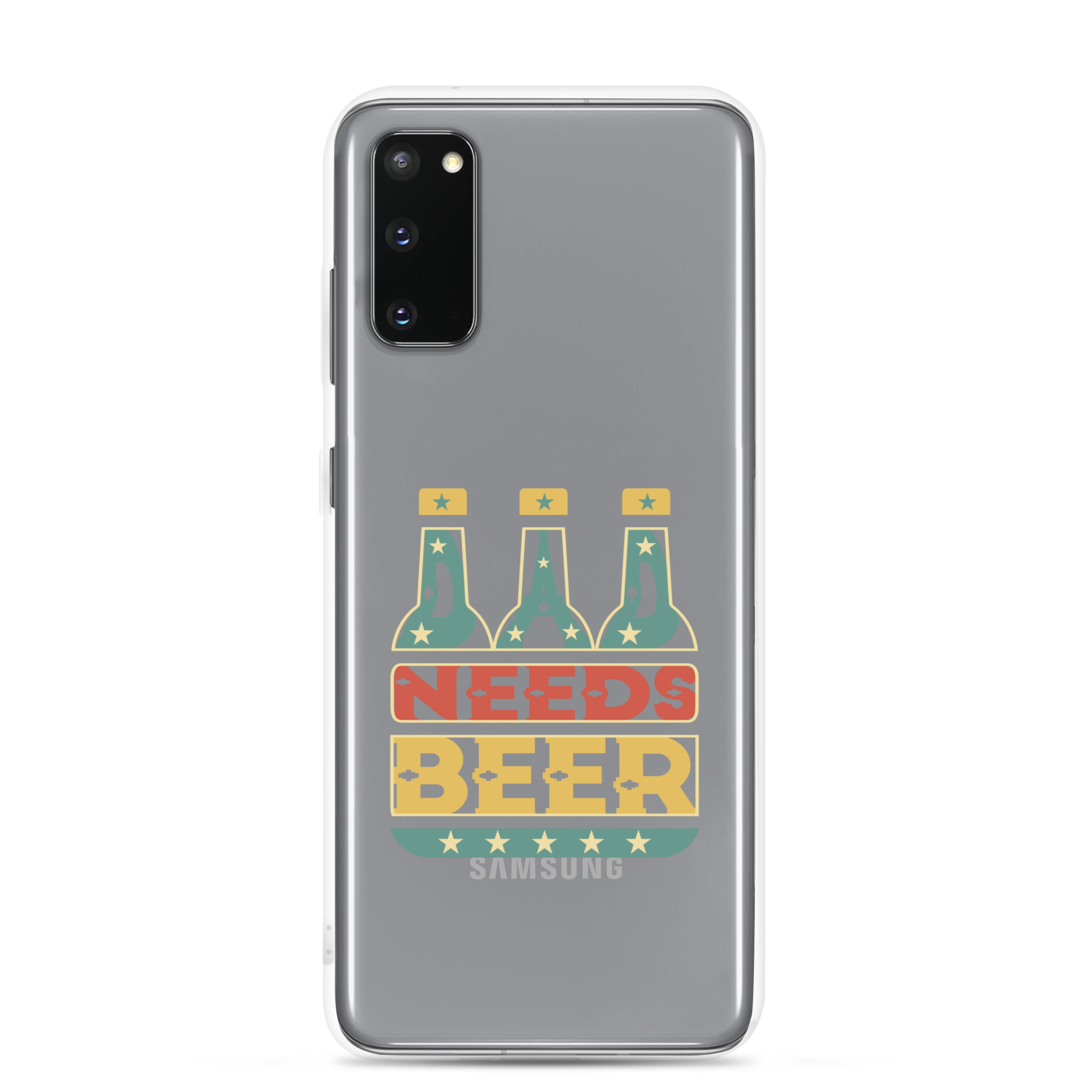 Dad Needs Beer Clear Case for Samsung®