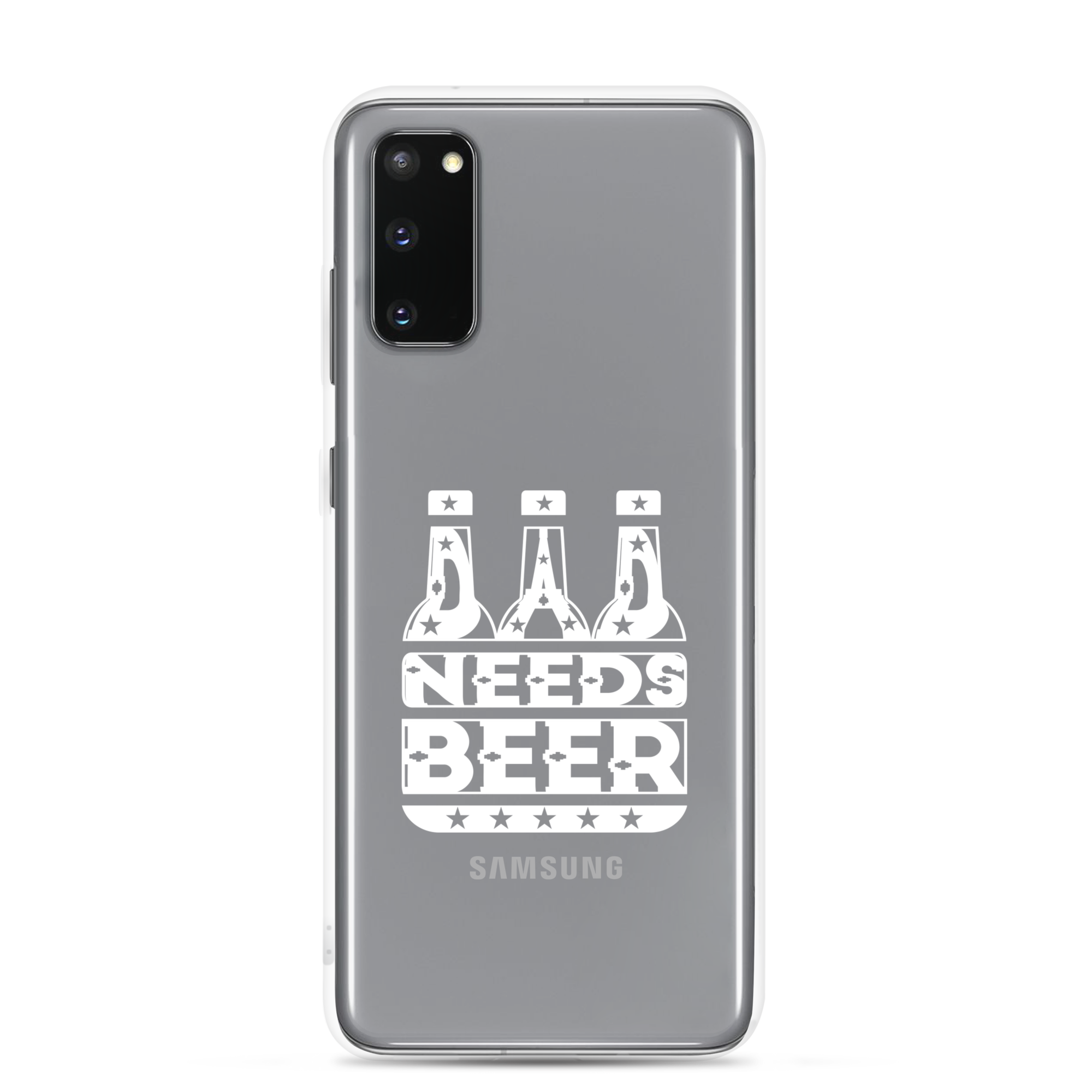 Dad Needs Beer Clear Case for Samsung®