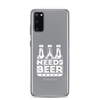 Dad Needs Beer Clear Case for Samsung®