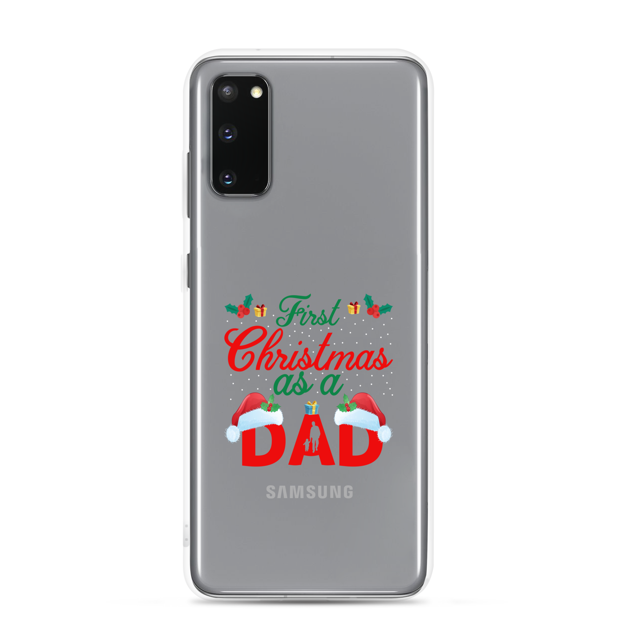 First Christmas As A Dad Clear Case for Samsung®