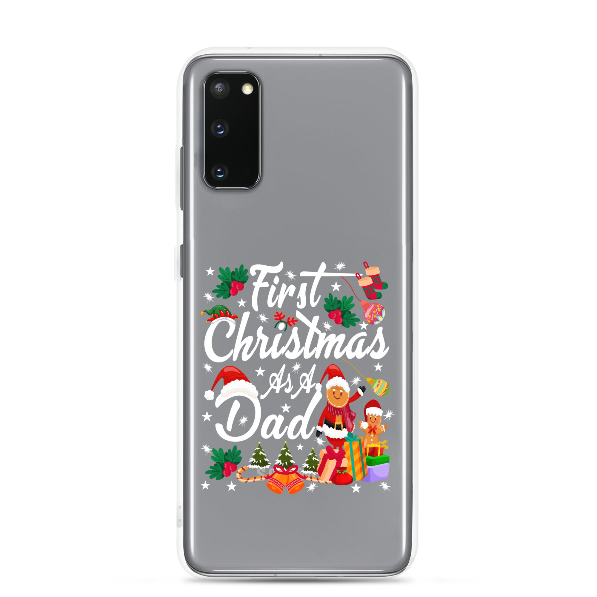 First Christmas As A Dad Clear Case for Samsung®