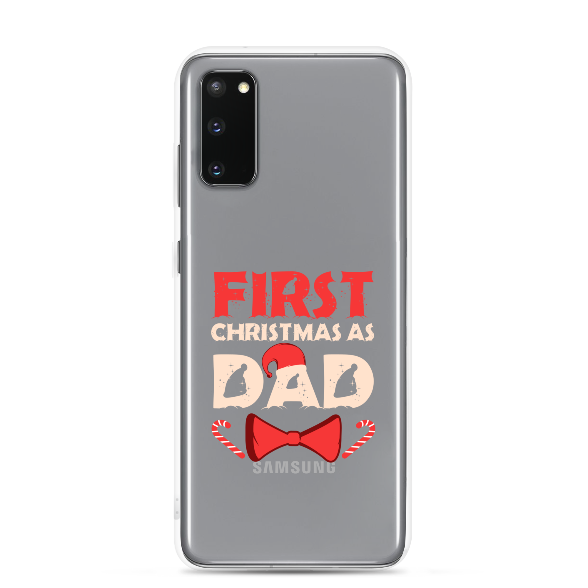 First Christmas As Dad Clear Case for Samsung®