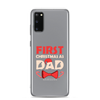 First Christmas As Dad Clear Case for Samsung®