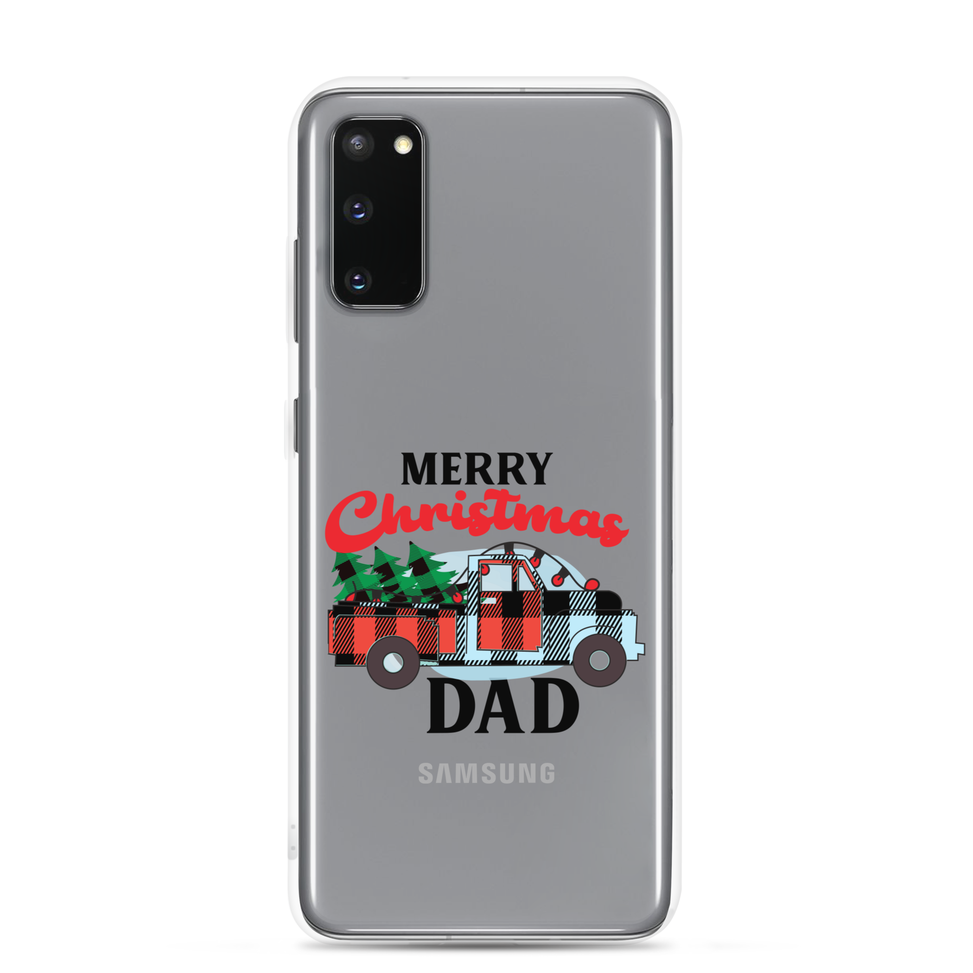 First Christmas As Dad Clear Case for Samsung®