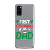 First Christmas As Dad Clear Case for Samsung®