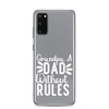 Grandpa A Dad Without Rules Clear Clear Case for Samsung®