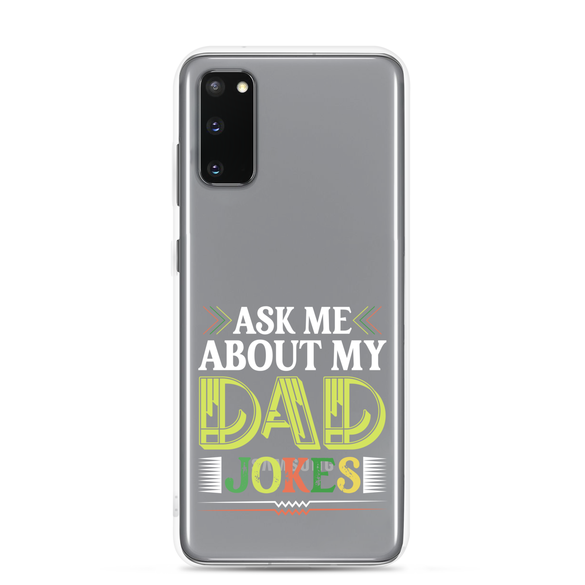 Ask Me About My Dad Jokes Clear Case for Samsung®