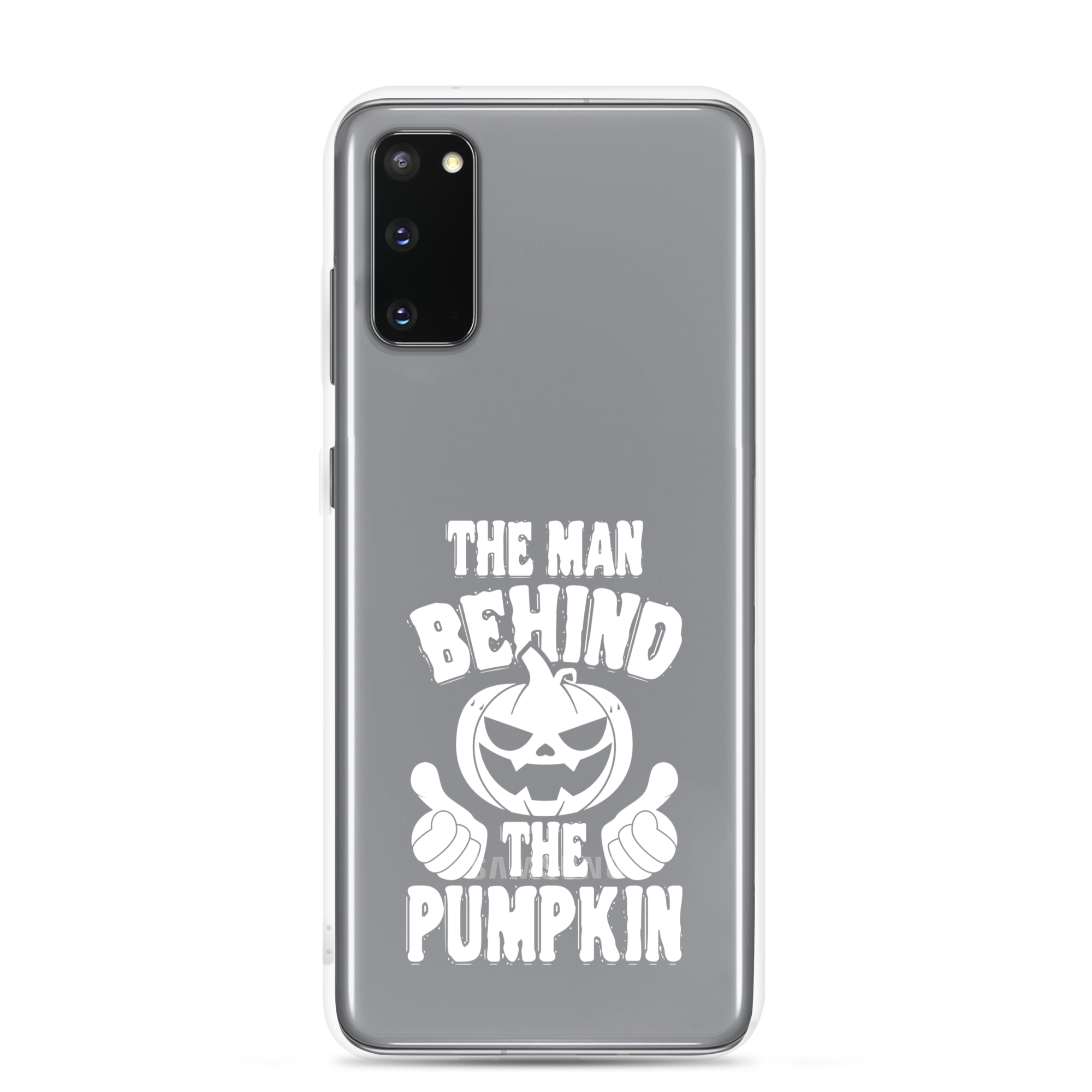 The Man Behind The Pumpkin Clear Case for Samsung®