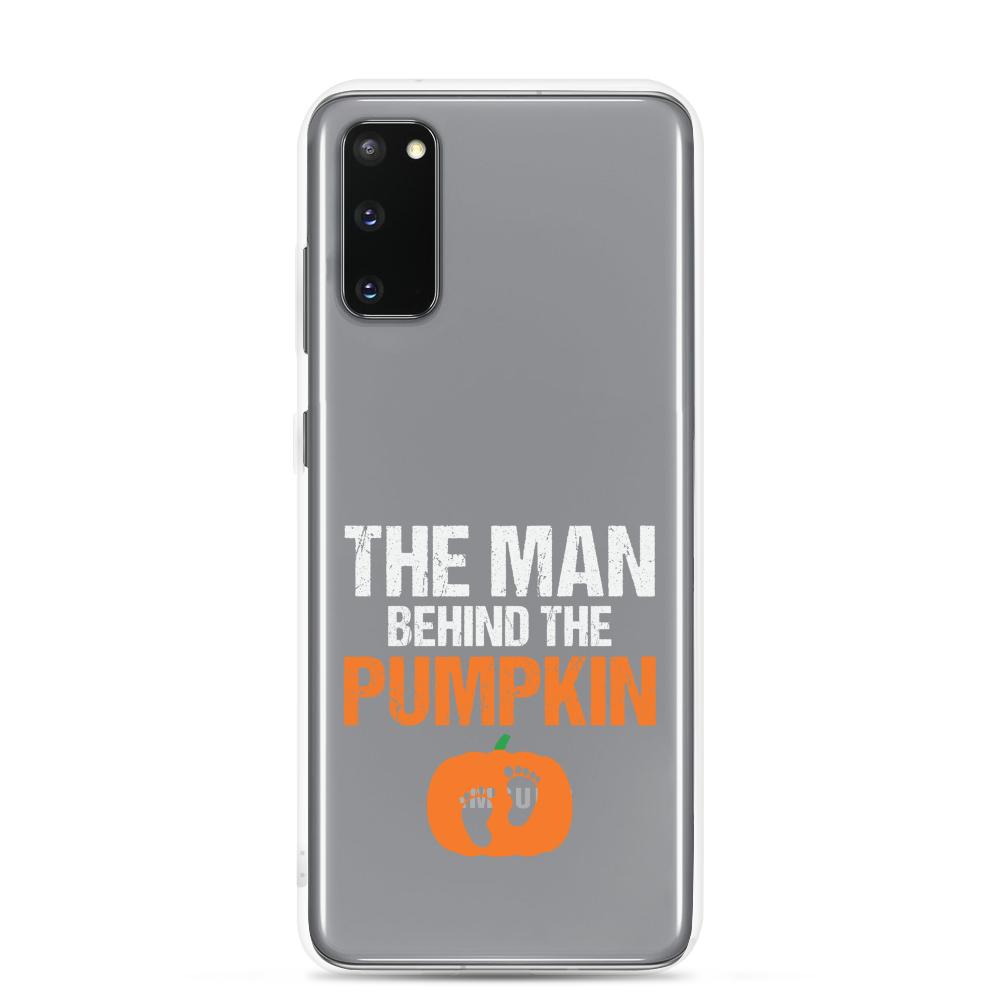 The Man Behind The Pumpkin Clear Case for Samsung®