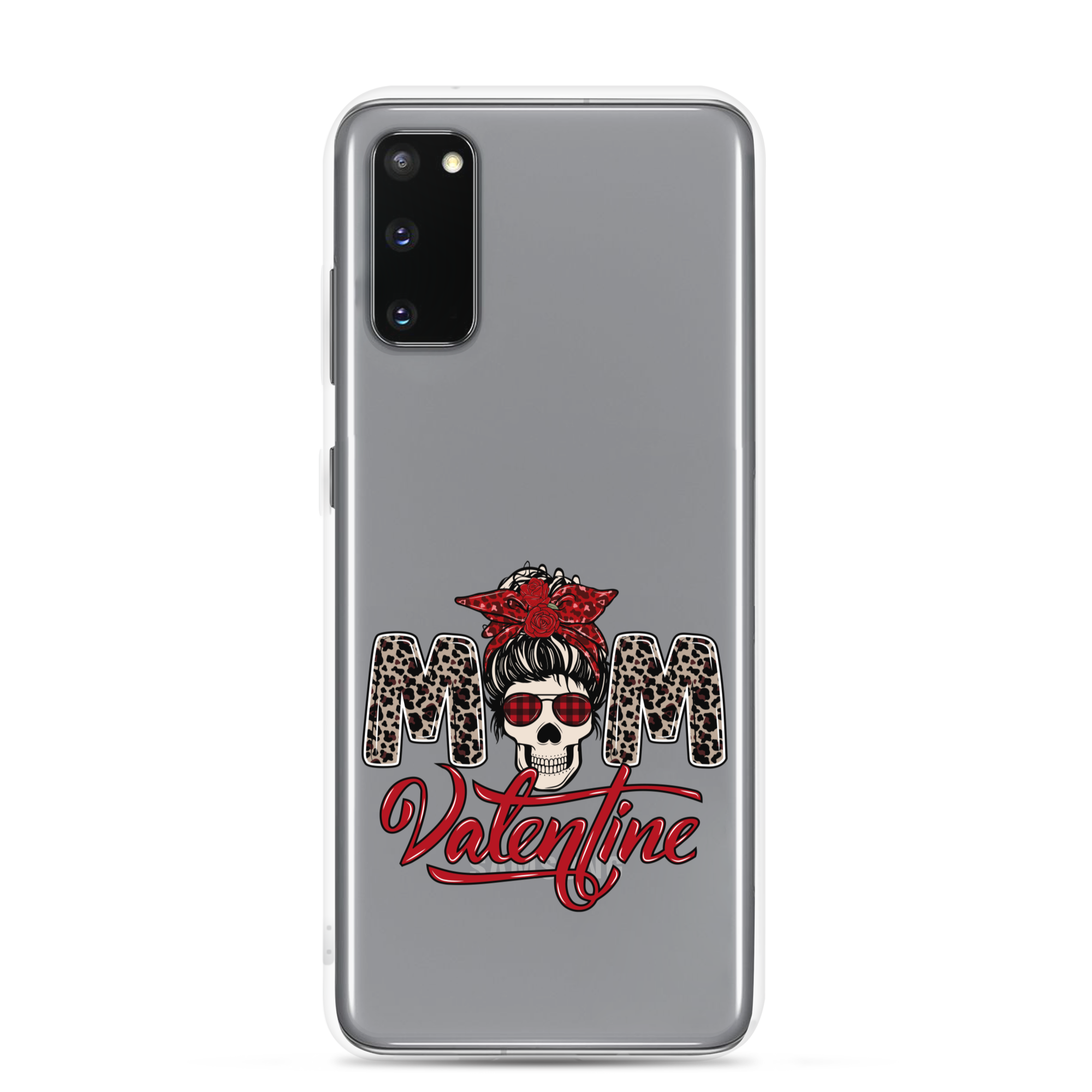 Skull Mom Valentine Clear Case for Samsung®