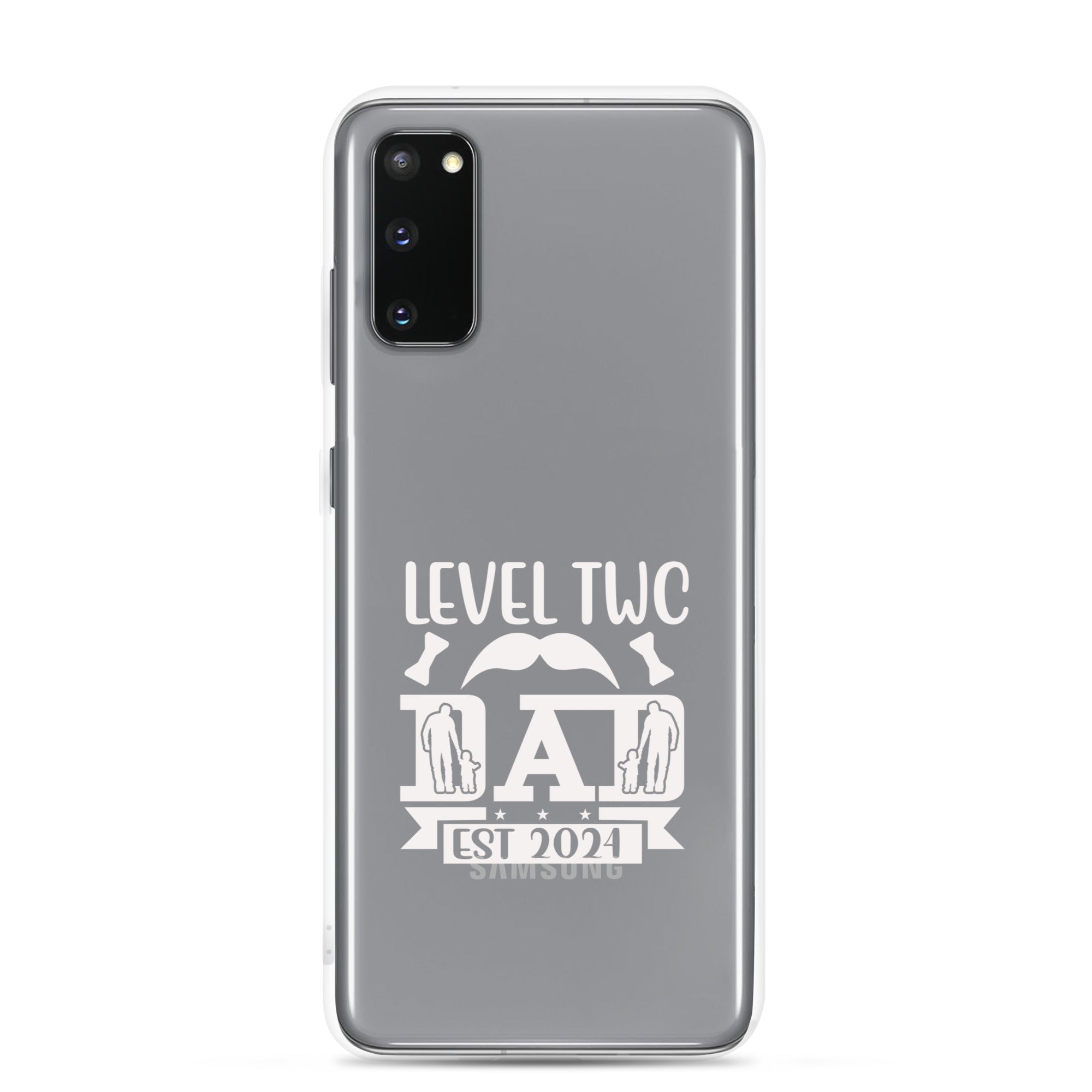 Level Two Dad Est. 2024 Clear Case for Samsung®