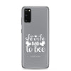 She Or He Dad To Bee Clear Case for Samsung®