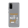 Pregnant AF Not A Food Baby Clear Case for Samsung®