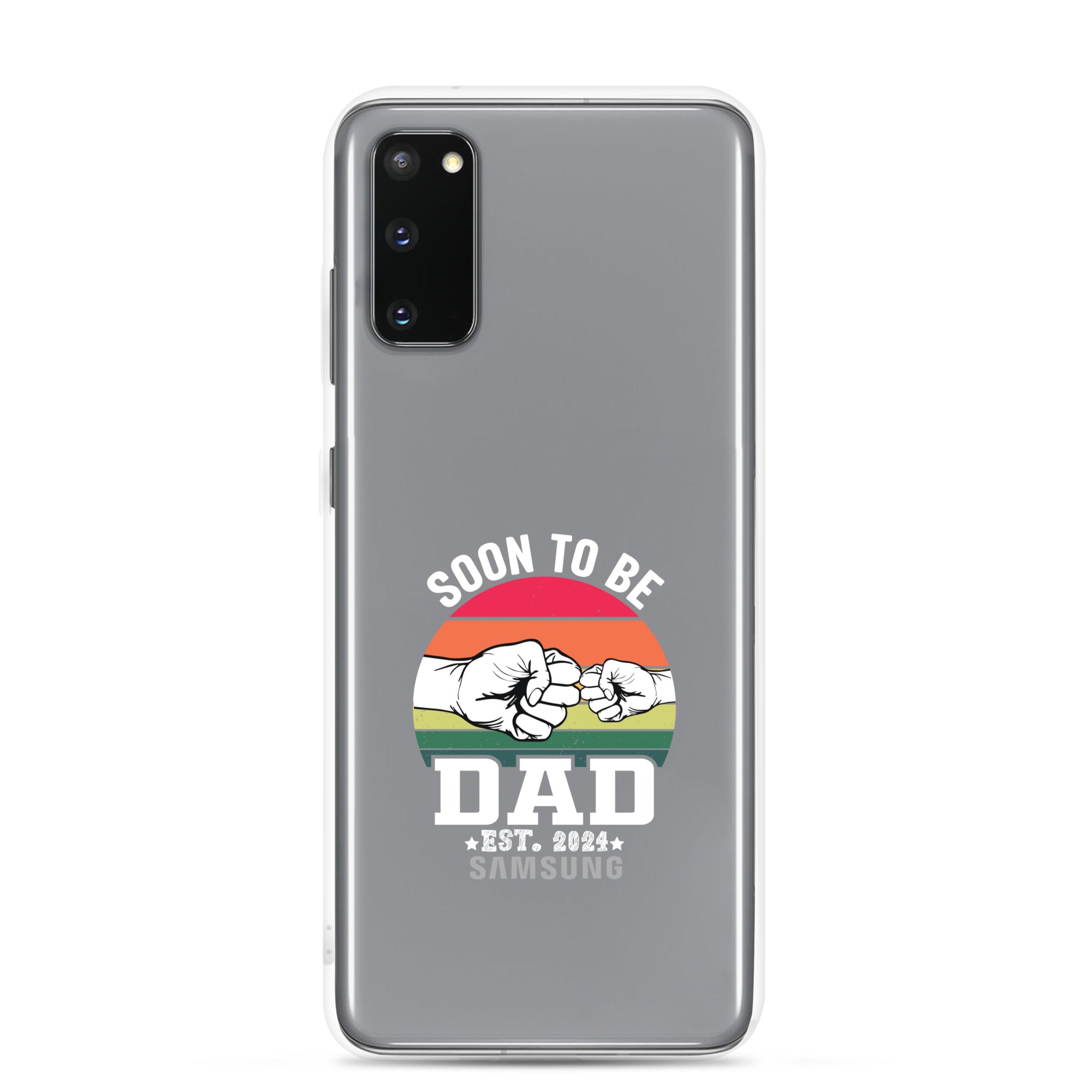 Soon To Be Dad Est. 2024 Clear Case for Samsung®