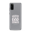 Sawdust Is Dad Glitter Clear Case for Samsung®