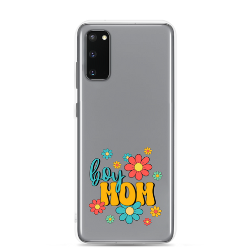 Boy Mom Sublimation Retro Clear Case for Samsung®