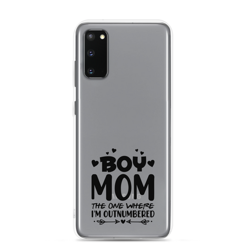 Boy Mom The One Where I'M Outnumbered 2 Clear Case for Samsung®