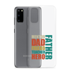 Mentor Dad Fiend Teacher Hero Father Clear Case for Samsung®